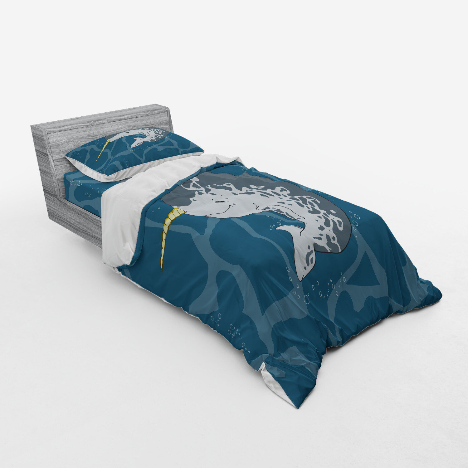 East Urban Home Narwhal Duvet Cover Set Wayfair