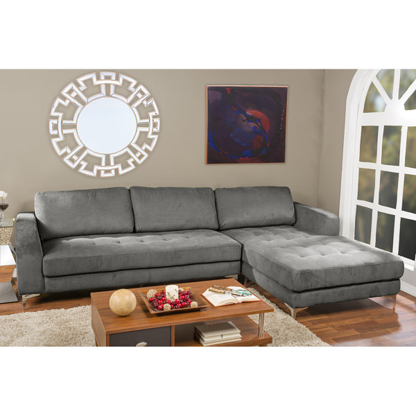 Baxton Studio Right Hand Facing Sectional By Wholesale Interiors Wonderful