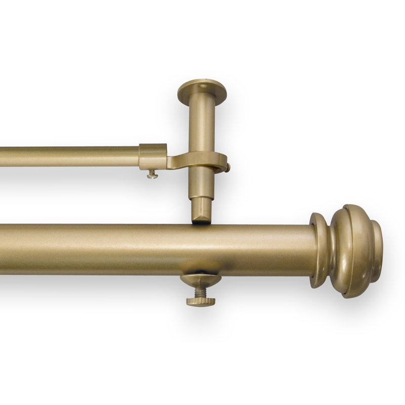 Fleur De Lis Living Queenstown Adjustable Double Curtain Rod