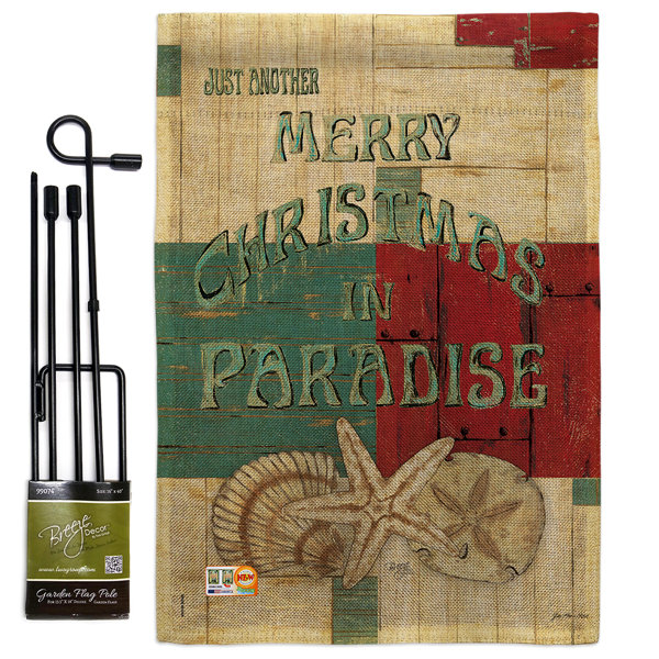 Breeze Decor Xmas In Paradise Winter Christmas Impressions 2 Sided