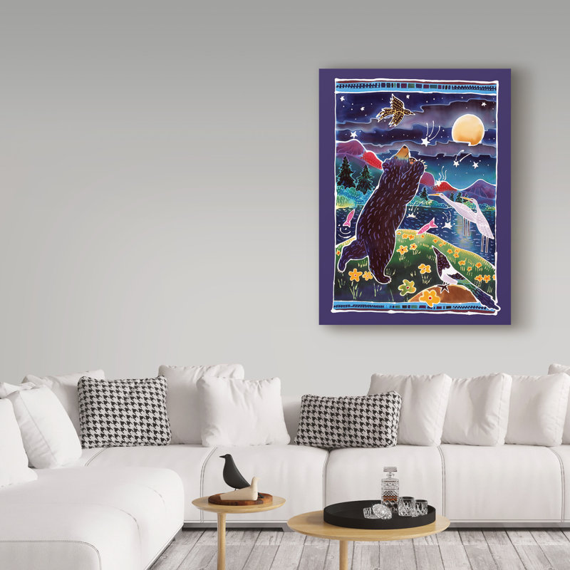 Trademark Art Catch A Shooting Star Acrylic Painting Print On
