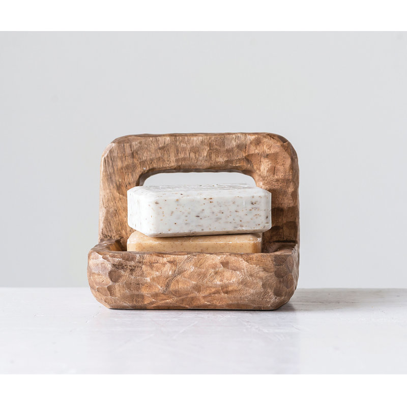 Bungalow Rose Mendes Reproduction Mango Wood Soap Dish Reviews Wayfair Most soap dishes are made from waterproof materials such as plastic, ceramic, metal, or glass. wayfair com
