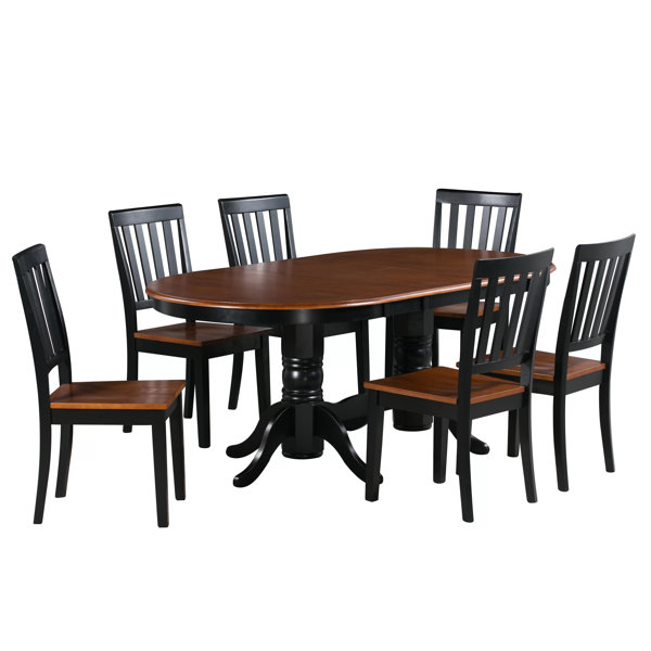 Inwood 7 Piece Extendable Solid Wood Dining Set By Darby Home Co Coupon
