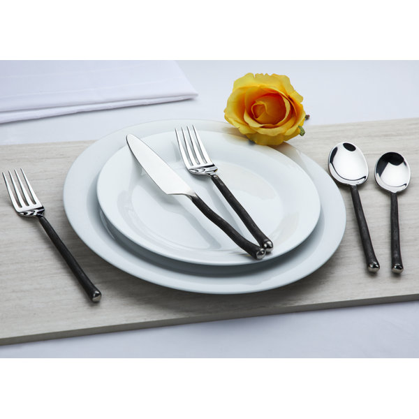 New Design Handmade 20 Piece 18/10 Stainless Steel Flatware Set, Service For 4 By Gourmet Settings Comparison