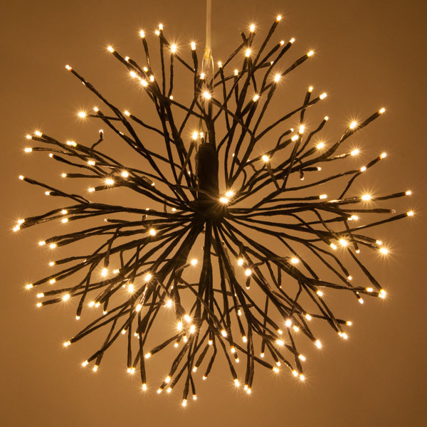 LED Twinkle Light Starburst Branches Strobe Lighting with Hook by The Holiday Aisle