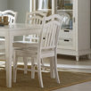 White dining chair