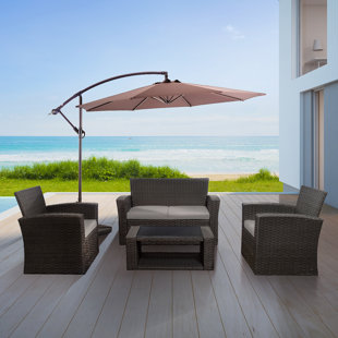 Do4u Patio Furniture Cover Water Resistant Outdoor Furniture Sets Cushion Cover Set With Single 2 Corner 2 Middle Ottoman Sectionals Back Seat Cushion Ivory White 13 Pieces