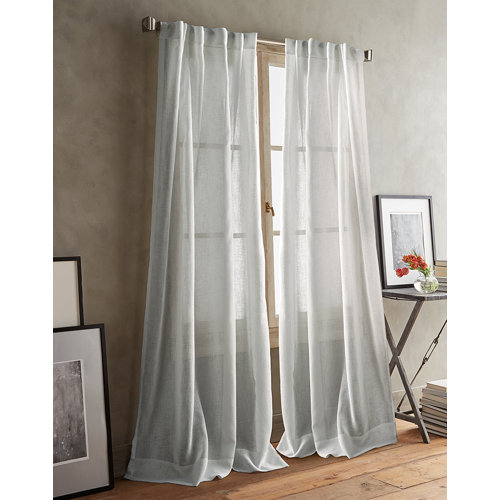 Paradox Tie Tabs Solid Sheer Curtain Drapes Reviews Joss Main