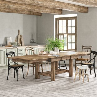 Farmhouse Rustic Butterfly Leaf Dining Tables Birch Lane