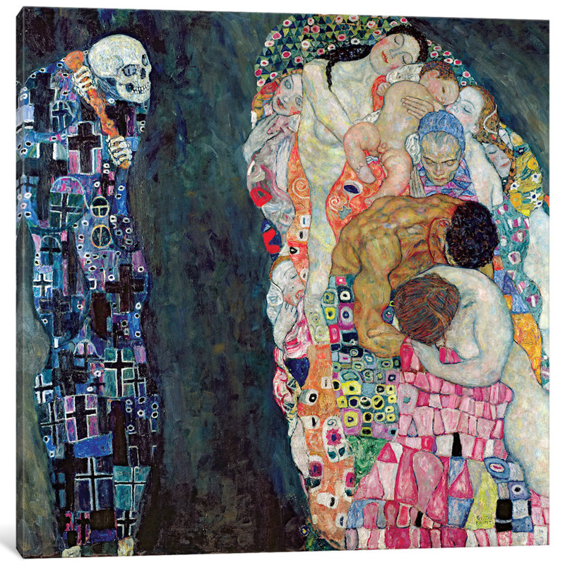 Vault W Artwork Death And Life C 1911 By Gustav Klimt Painting Print On Canvas Wayfair