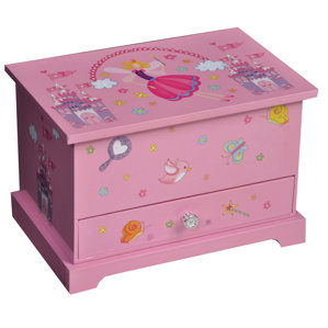 Traditional Girl's Musical Ballerina Jewelry Box by Zoomie Kids