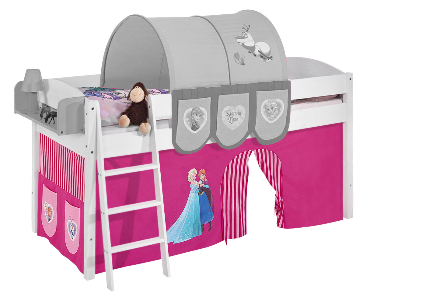 Frozen Disney S Frozen European Single Mid Sleeper Bed With Bottom