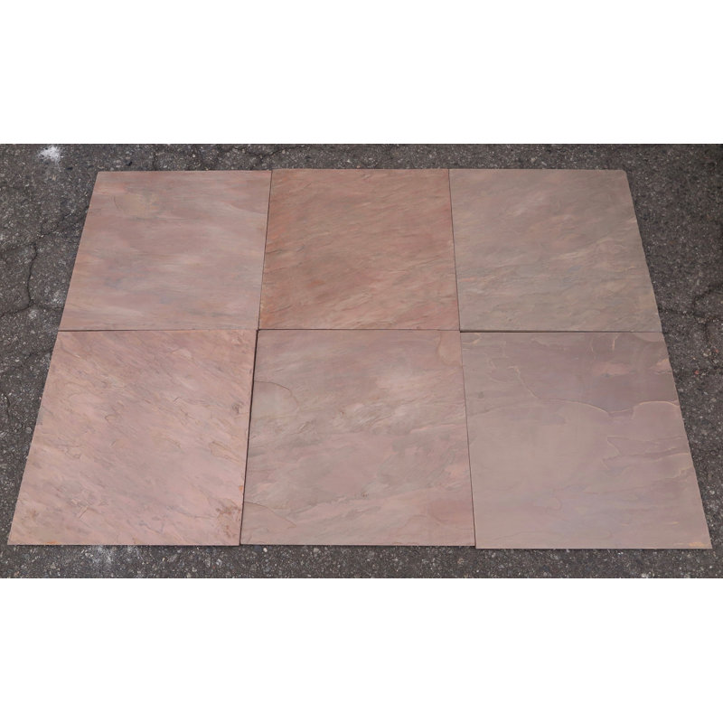 Stone Tile Shoppe Inc Burnt Sienna Natural Cleft Face Gauged