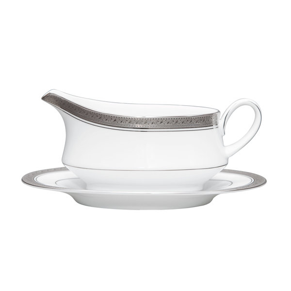 Crestwood Platinum Gravy Boat by Noritake