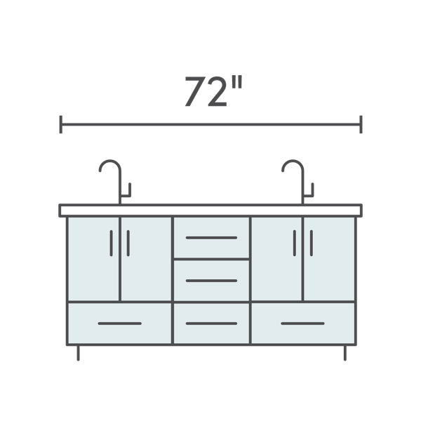 72 Inch Vanities You'll Love | Wayfair