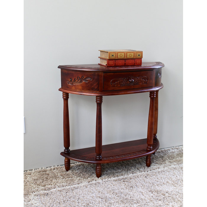 Windsor Hand Carved Wood Console Table Windsor Hand Carved Wood Console Table
