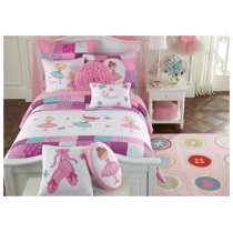 black ballerina comforter set