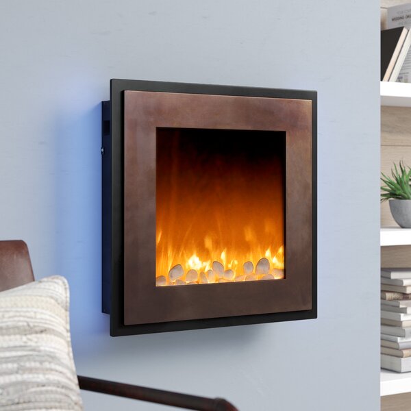 Crites Decorative Wall Mounted Electric Fireplace by 17 Stories