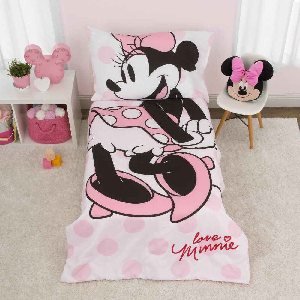 Minnie Mouse 4 Piece Toddler Bedding Set