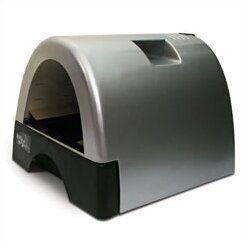 Designer Cat Litter Box with Metallic Cover