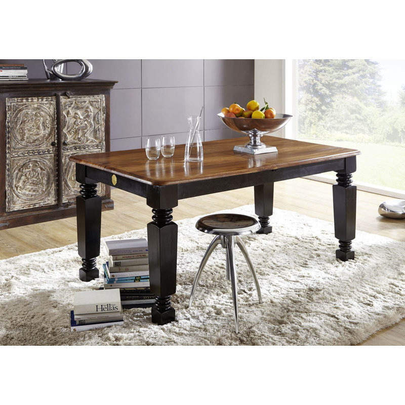 Massivmoebel24 Erweiterbarer Esstisch New Boston | Wayfair.de