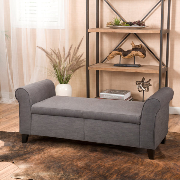 Varian Upholstered Storage Bench by Alcott Hill