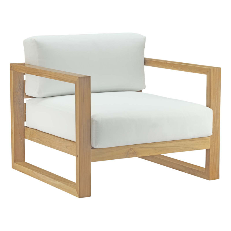 Foundry Select Erler 8 Piece Teak Seating Group With Cushions Wayfair