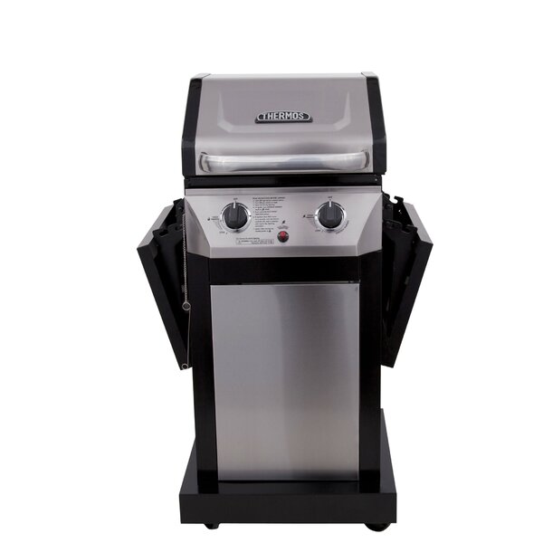 2-Burner Propane Gas Grill with Cabinet by Thermos