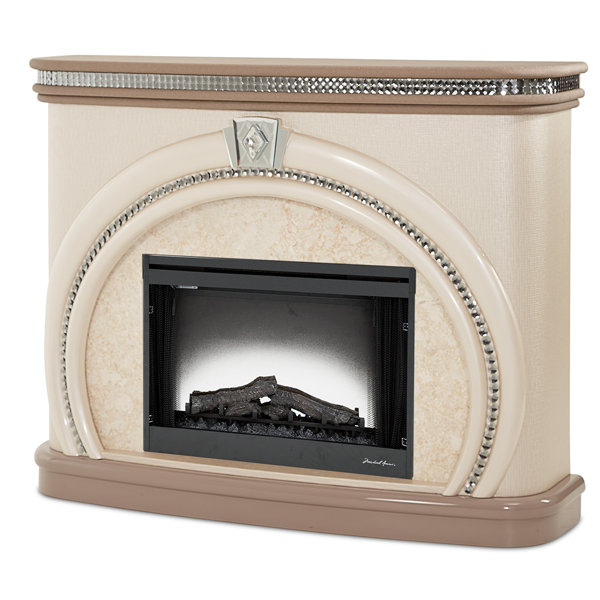 Overture Electric Fireplace by Michael Amini