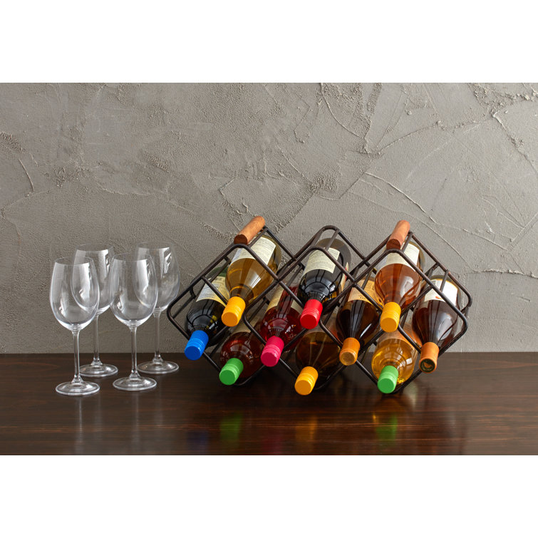 Tabletop Wine Bottle Rack in Black