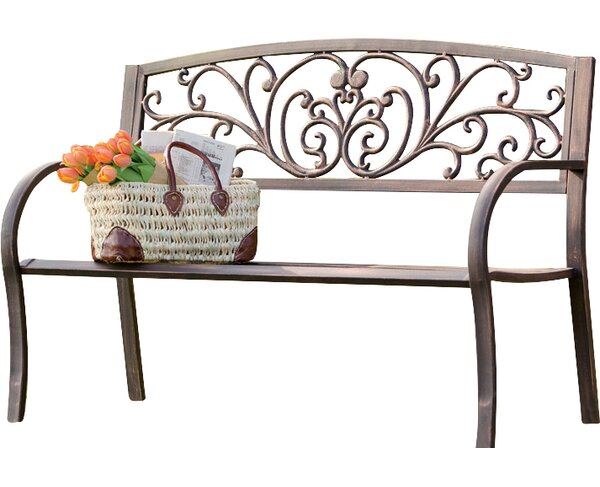 Blooming Iron Garden Bench by Plow & Hearth