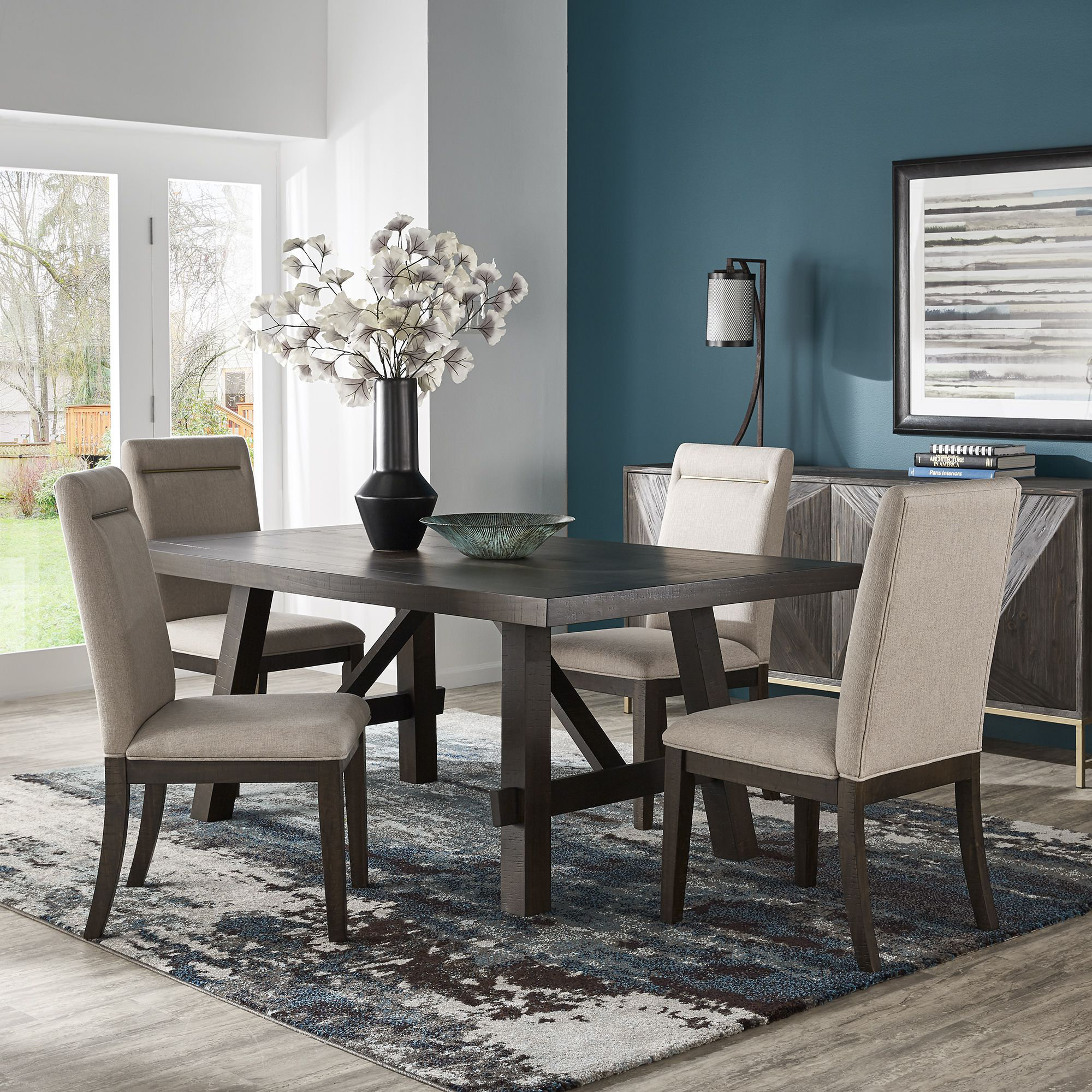 Gracie Oaks Labbe 5 Piece Dining Table Set Reviews Wayfair Gracie Oaks Labbe 5 Piece Dining Table