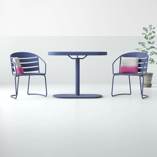 #1 Drayton 3 Piece Bistro Set By Hashtag Home Great Reviews