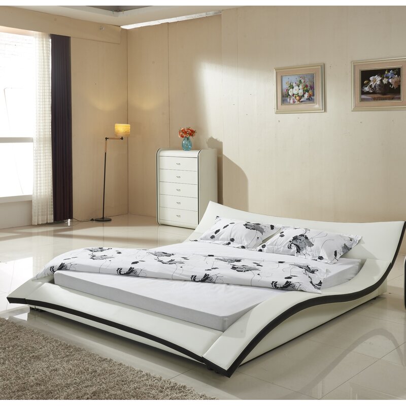 Orren Ellis Kristie California King Upholstered Platform Bed Reviews Wayfair