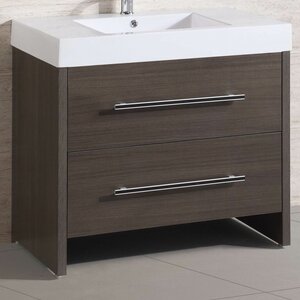 36u201d Single Modern Bathroom Vanity Set