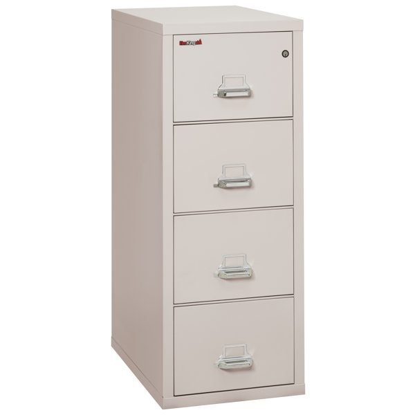 Fireproof 4-Drawer Vertical File Cabinet by FireKing