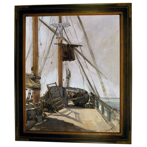 Historic Art Gallery The Ship S Deck 1860 By Edouard Manet