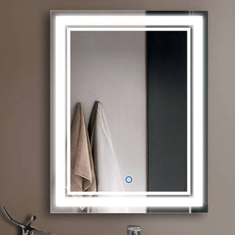 Orren Ellis Reverie Wall Mount Modern Bathroom Mirror Wayfair