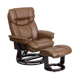 Mateo Manual Swivel Recliner with Ottoman