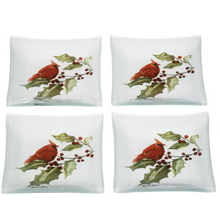 Decorative Kitchen Wall Plates Wayfair Maximilian Cardinal Trinket Decorative Plate Set Of 8