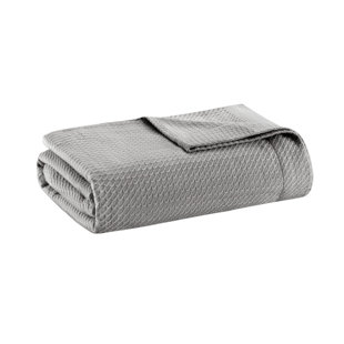 pinzon egyptian cotton herringbone blanket