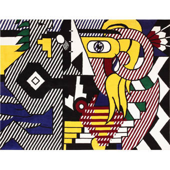 Nazmiyal Collection Roy Lichtenstein Wool White Area Rug Perigold
