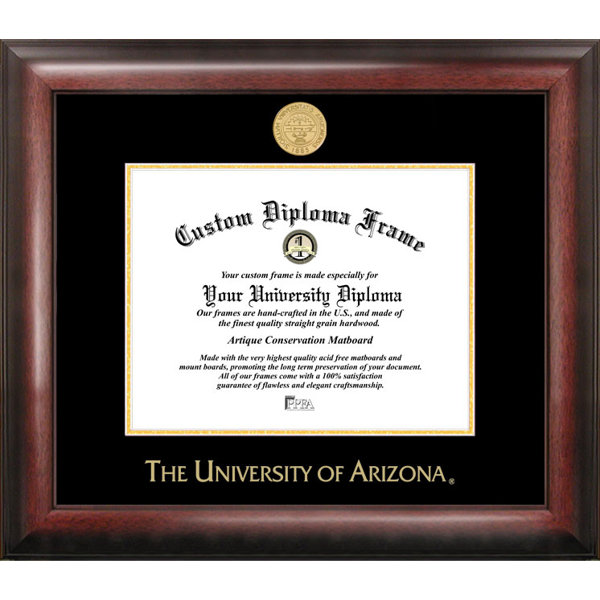 NCAA Gold Embossed Diploma Picture Frame by Campus Images