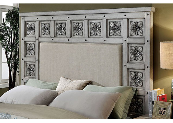 Find Northwoods Upholstered Standard Bed By Bungalow Rose Herry Up
