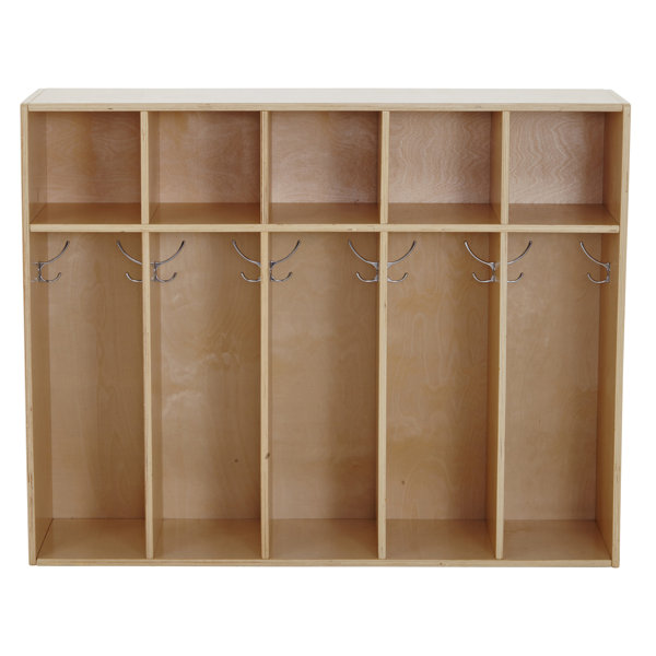 Birch Streamline 5 Section Coat Locker by ECR4kids