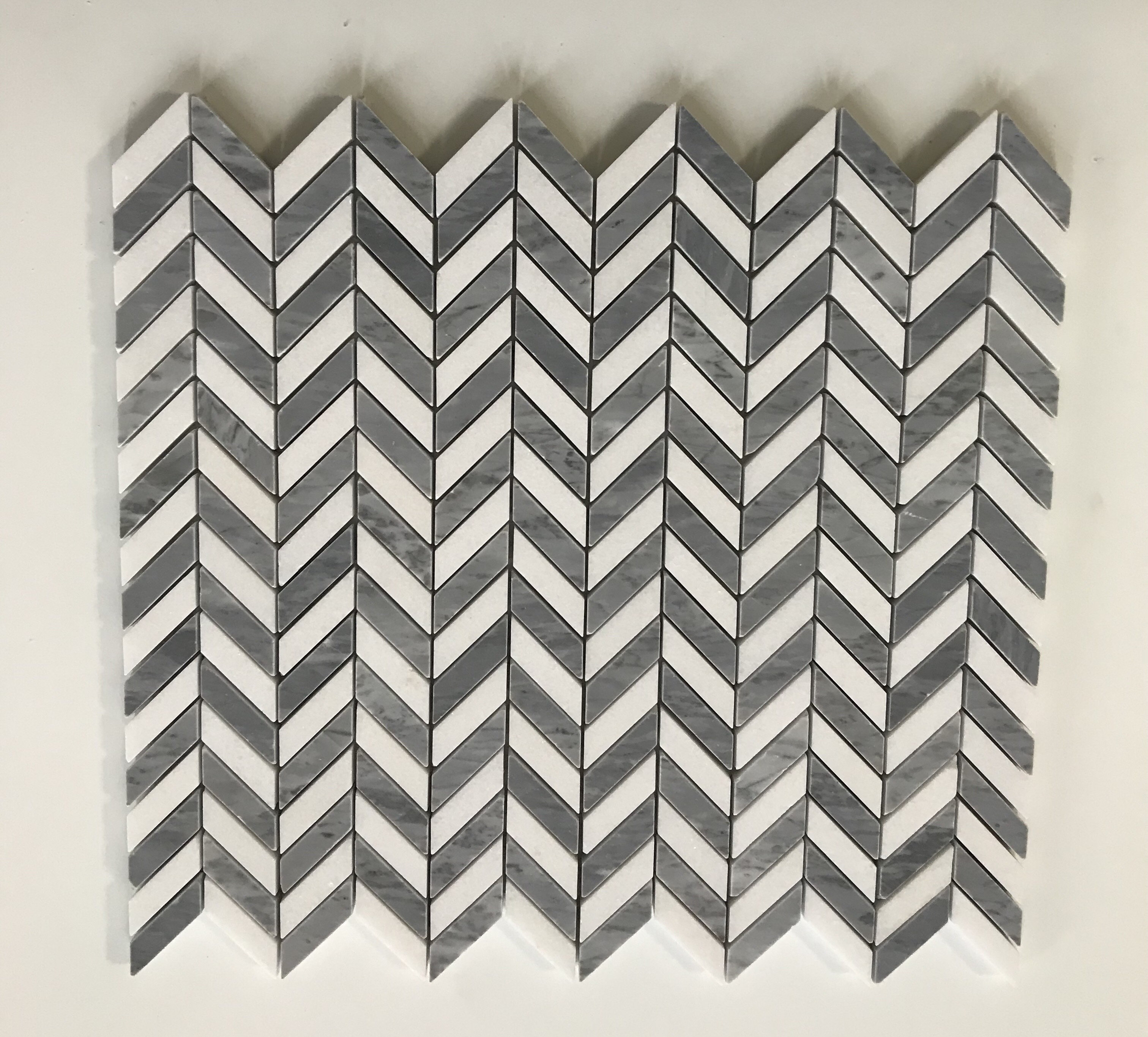 Thos Mini Chevron 0 38 X 1 Marble Mosaic Tile Thos Mini Chevron 0 38 X 1 Marble Mosaic Tile