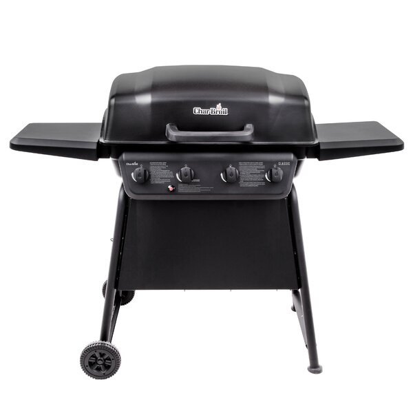 Classic 4-Burner Propane Gas Grill with Side Shelves by Char-Broil