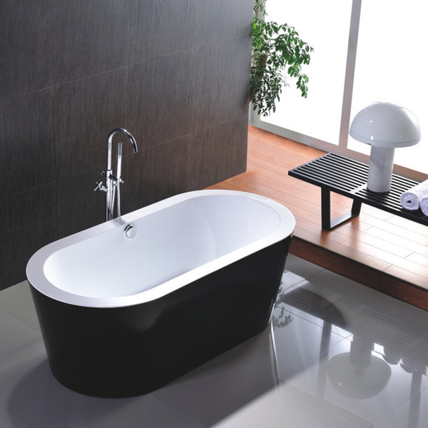 68 x 36 Freestanding Soaking Bathtub by Vanity Art