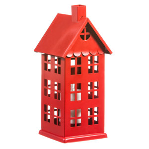 Towering Cottage Metal LED Candle Lantern