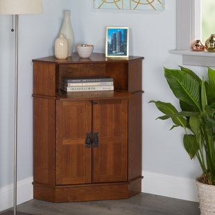 Corner Bedroom Cabinet Wayfair Gulley 2 Door Corner Cabinet